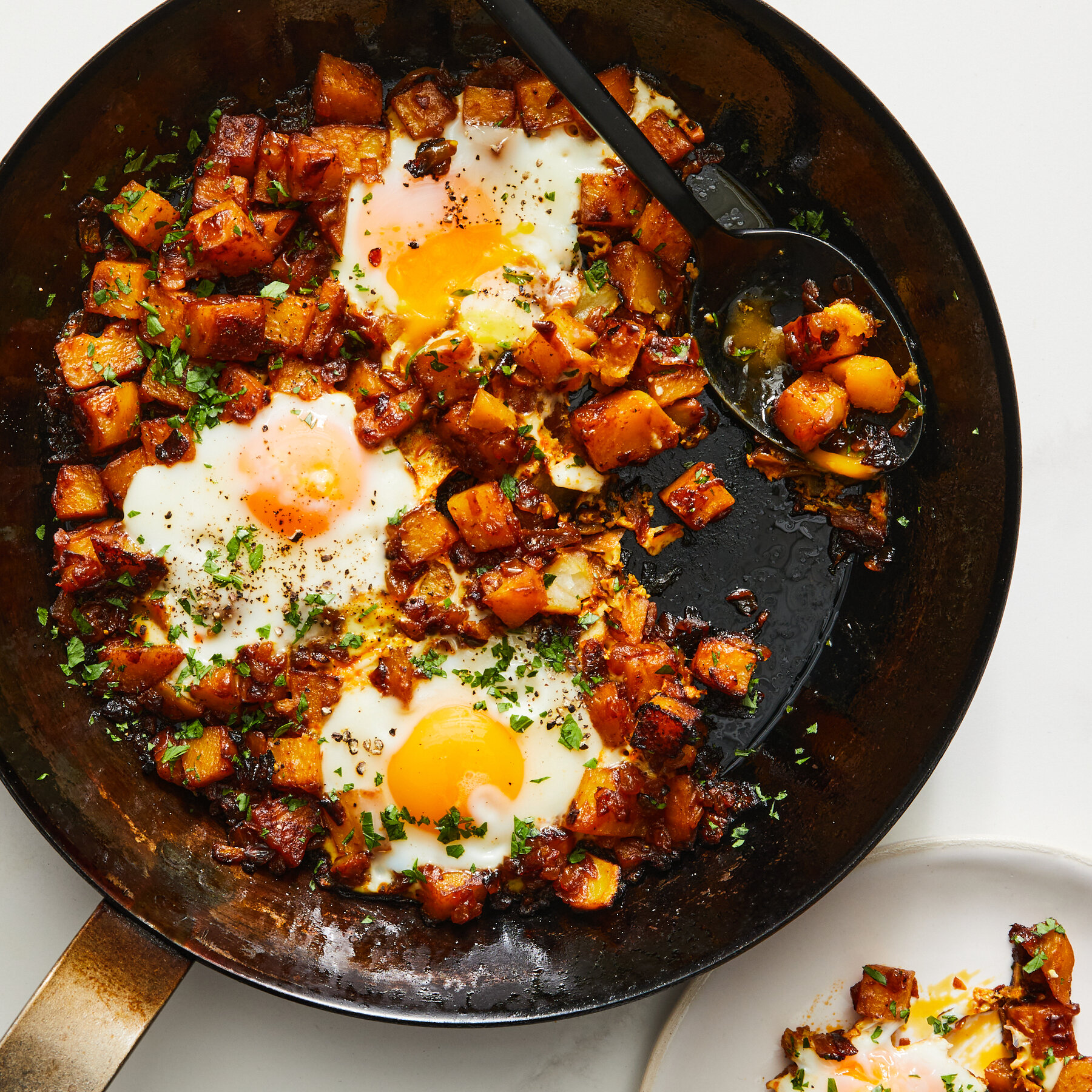 Fried Eggs and Potatoes 