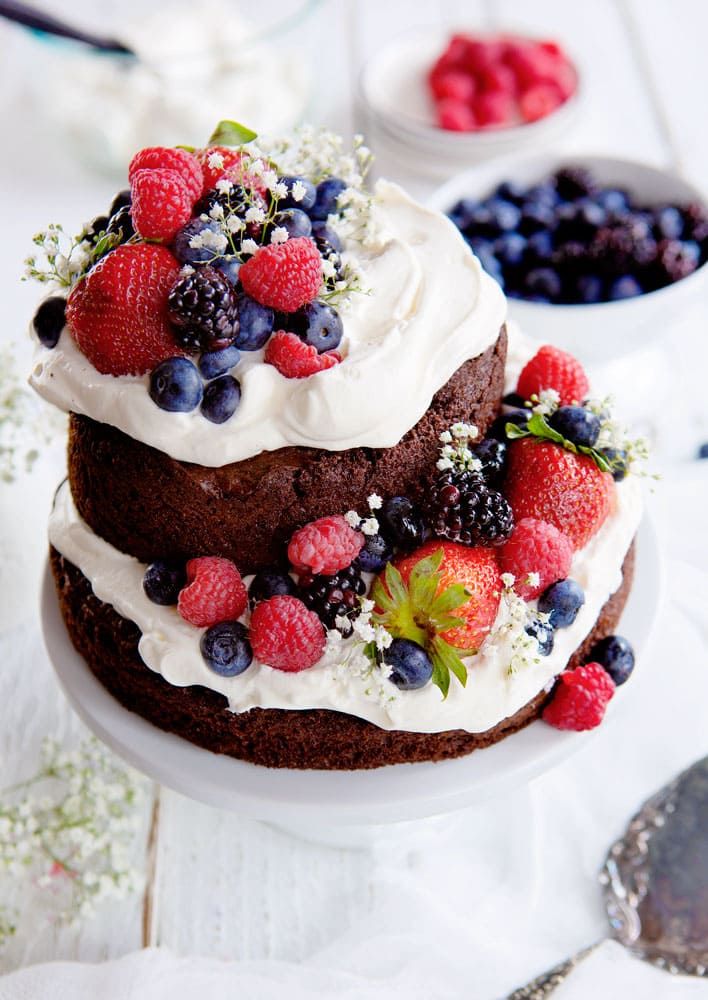 One Bowl Chocolate Fruit Cake