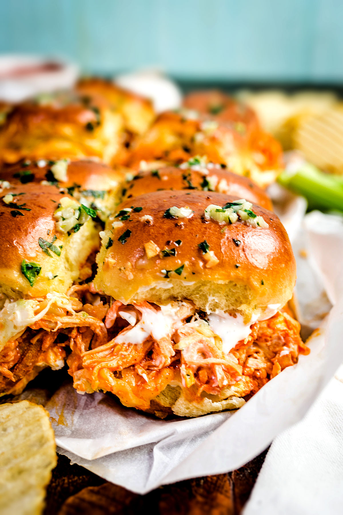 Buffalo Chicken Sliders