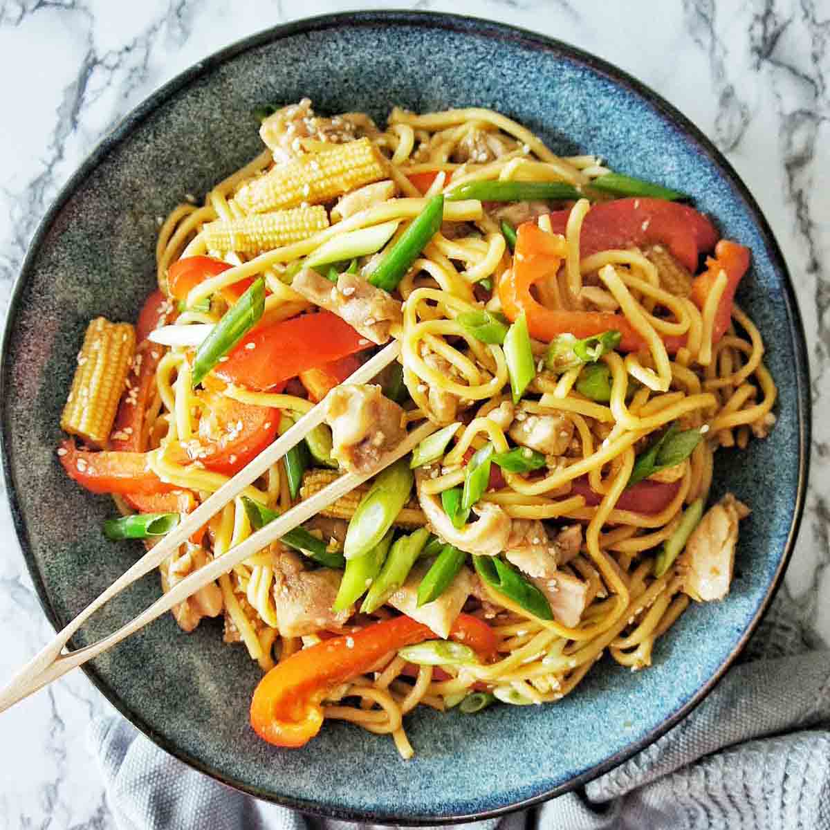Chicken Noodle Stir Fry