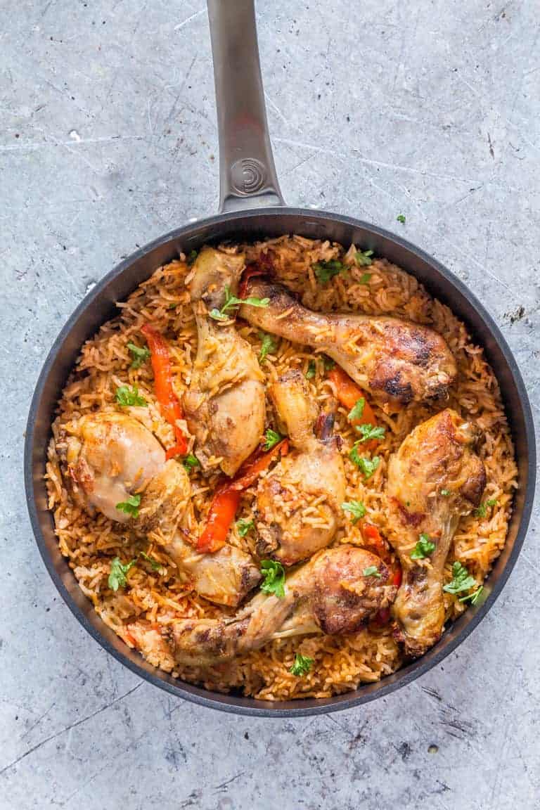 BAKED CHICKEN JOLLOF RICE