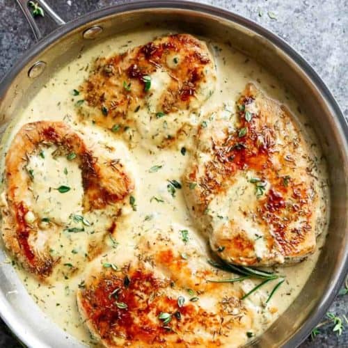 CREAMY HERB CHICKEN