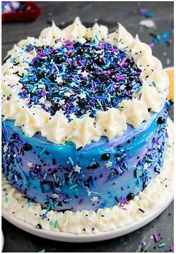 EASY GALAXY CAKE