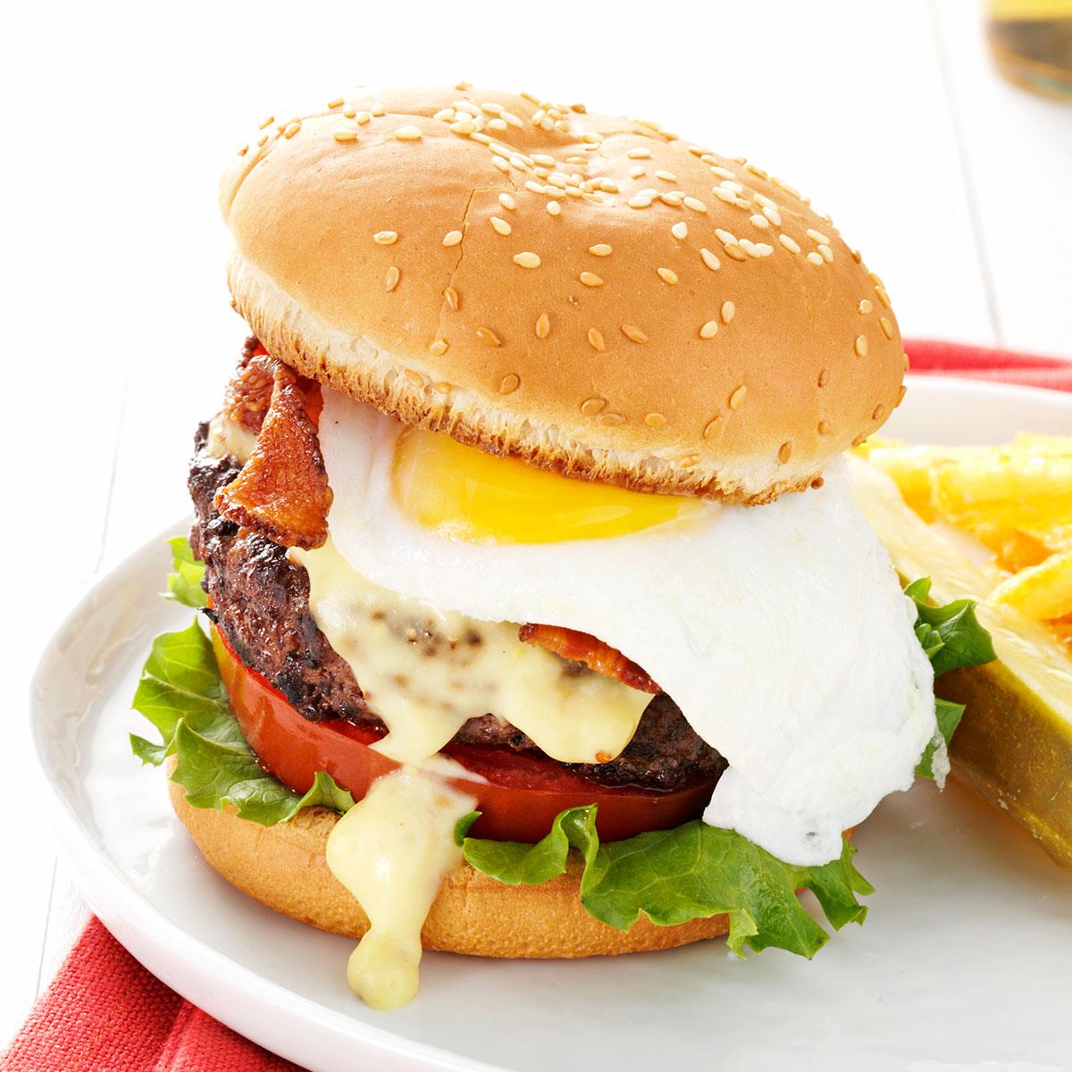 Eggs Benedict Burger