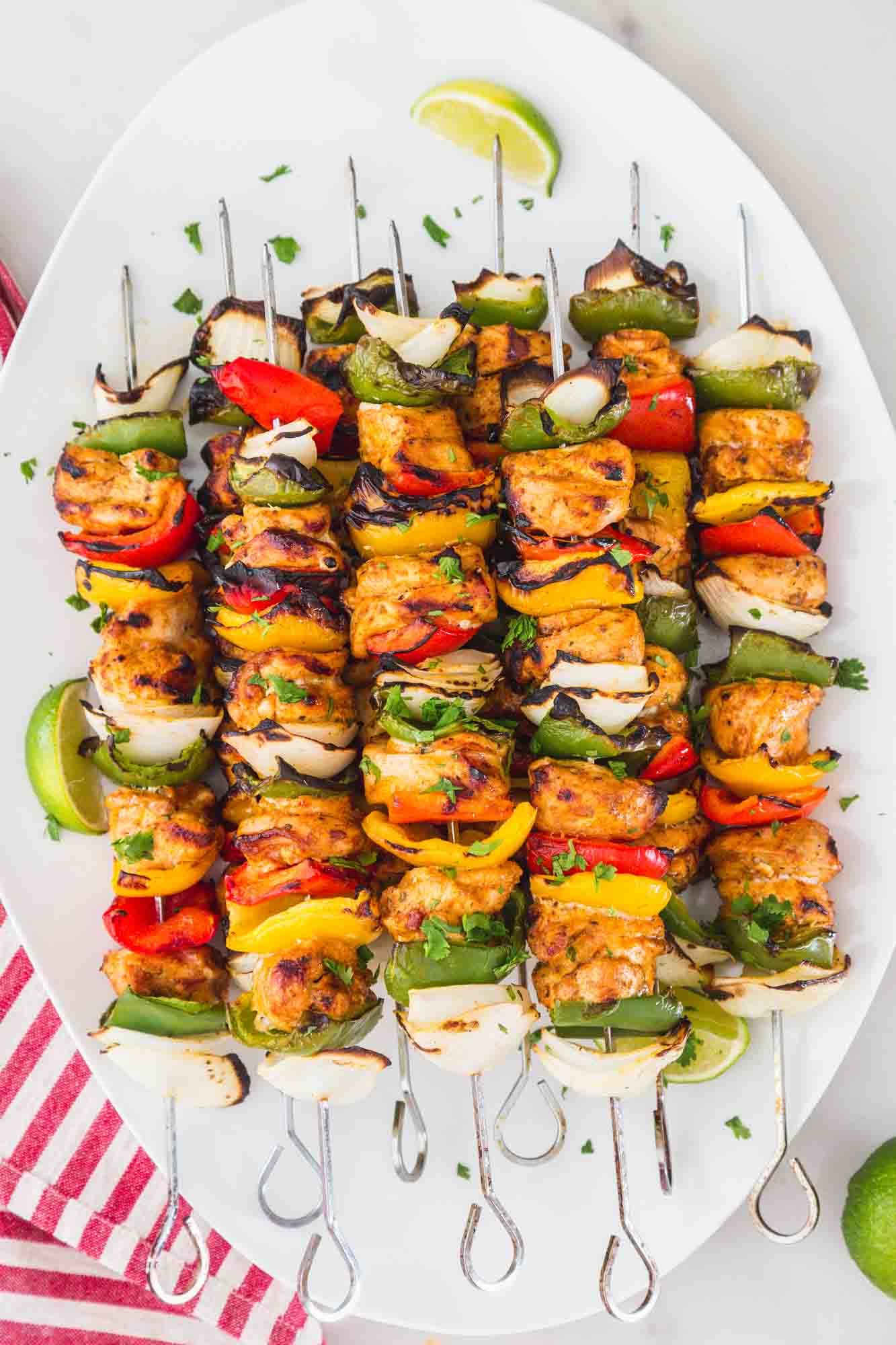 Fajita Chicken Kabobs Recipe