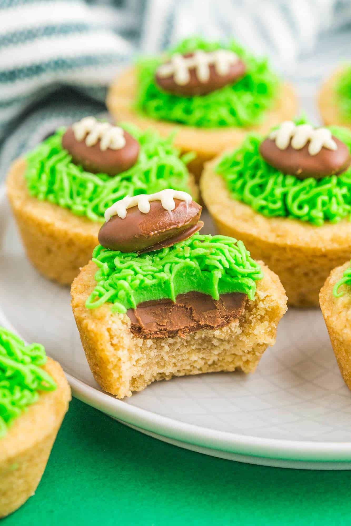 Football Cookie Cups
