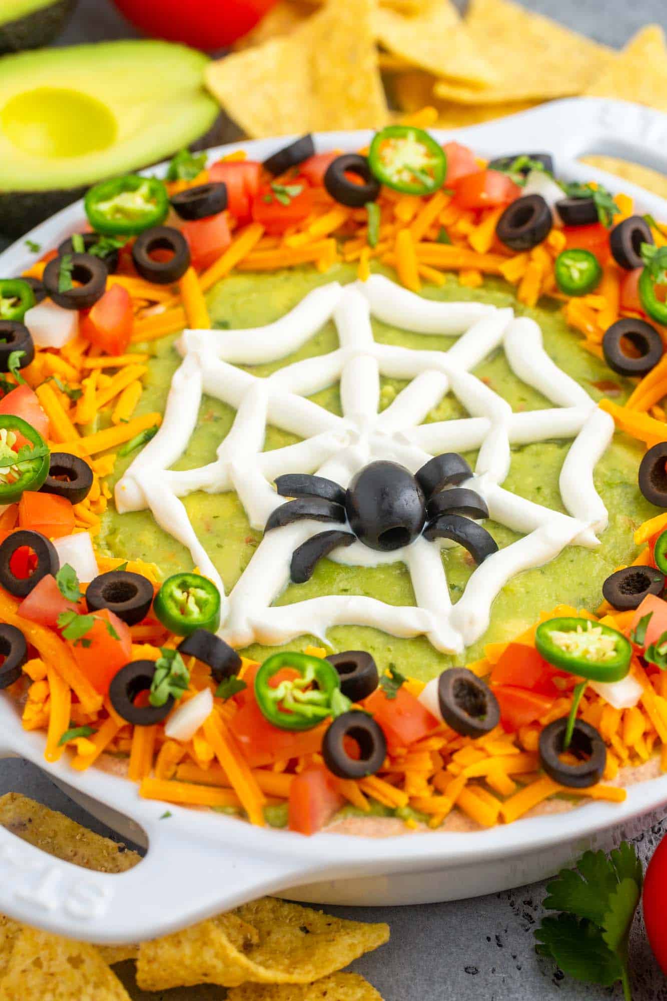 Halloween Taco Dip
