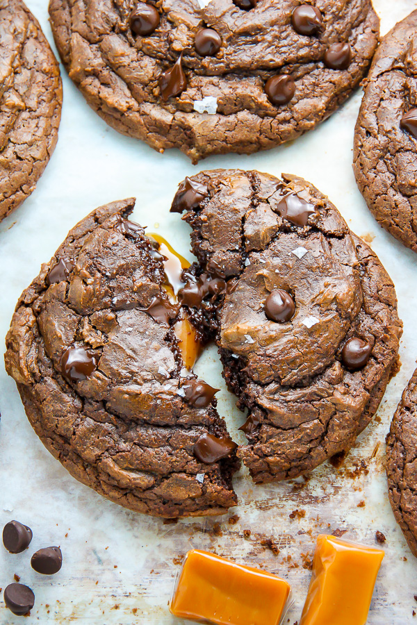 Chocolate Caramel Cookies