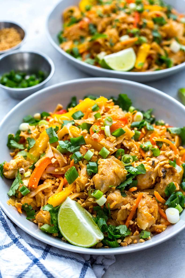 Instant Pot Chicken Pad Thai