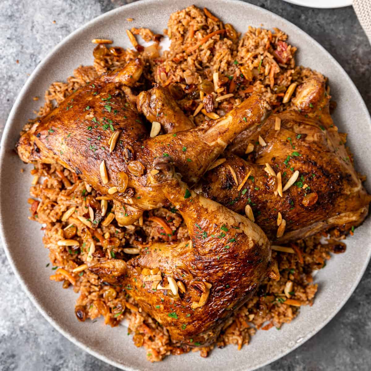 Kabsa (Arabic Chicken and Rice)