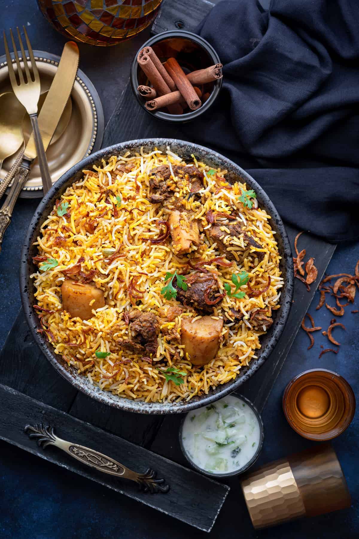 Special lamb biryani