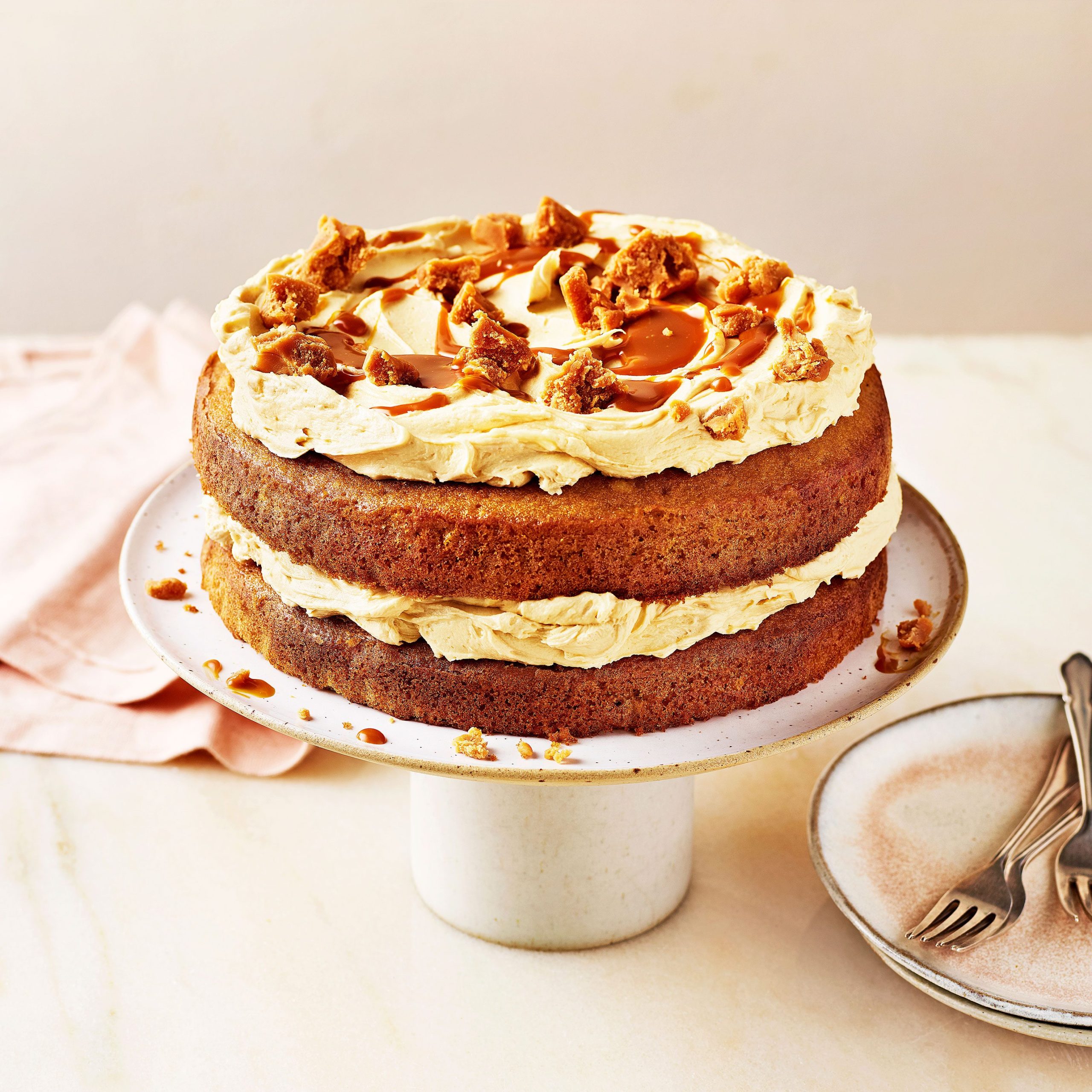 Salted caramel cake