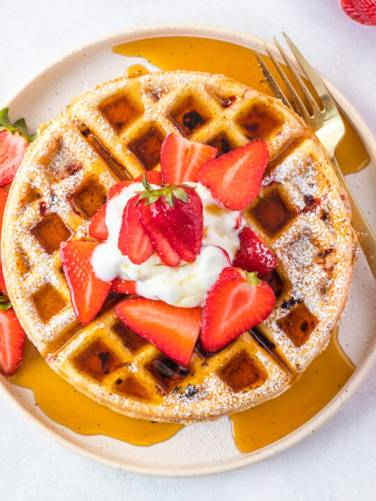 Strawberry Waffles Recipe