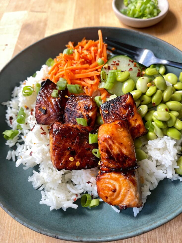 Teriyaki Salmon Bowls