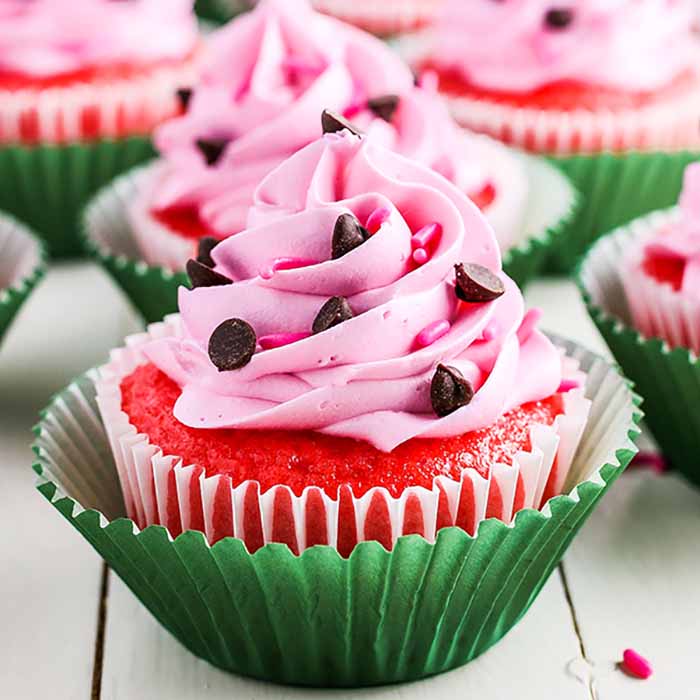 Watermelon Cupcakes