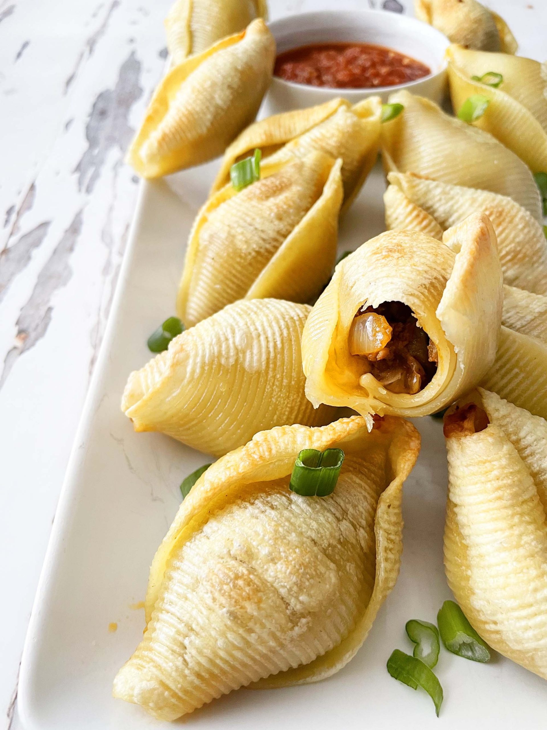 Air Fryer Taco Stuffed Shells