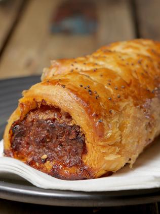 Colin Fassnidge’s pork belly sausage rolls