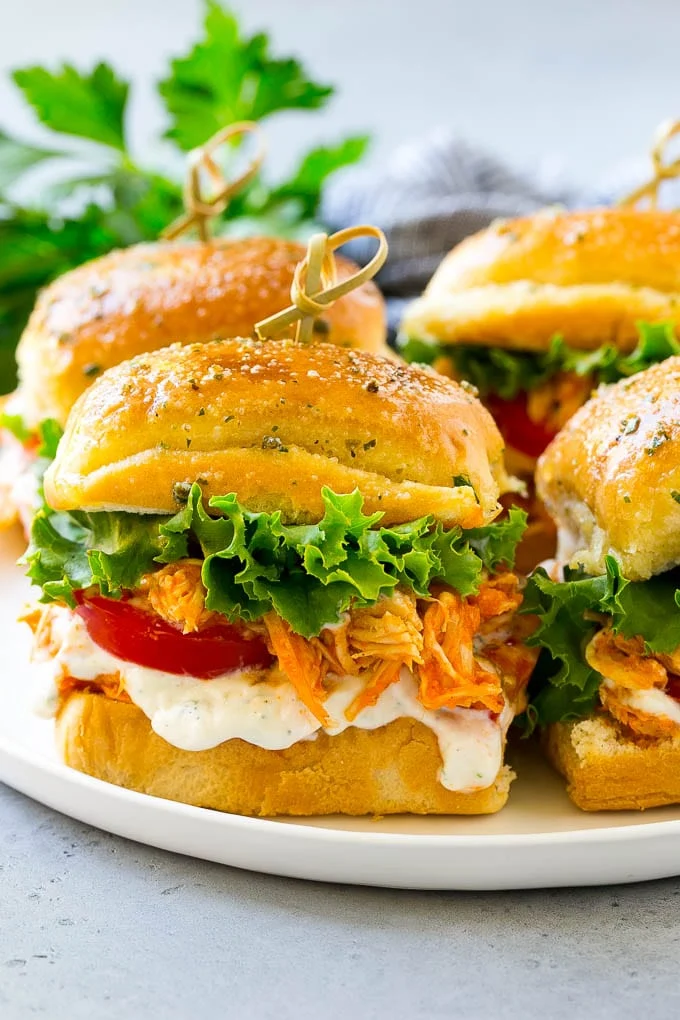 BBQ Chicken Sliders