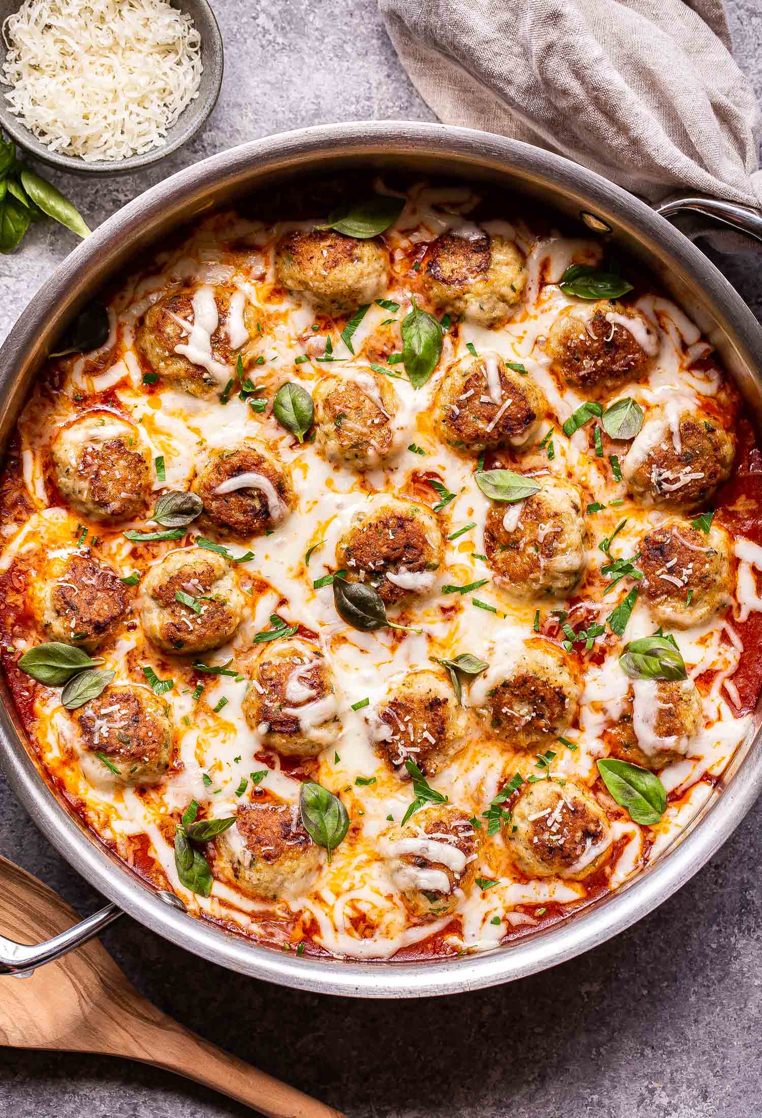 Chicken Parmesan Meatballs