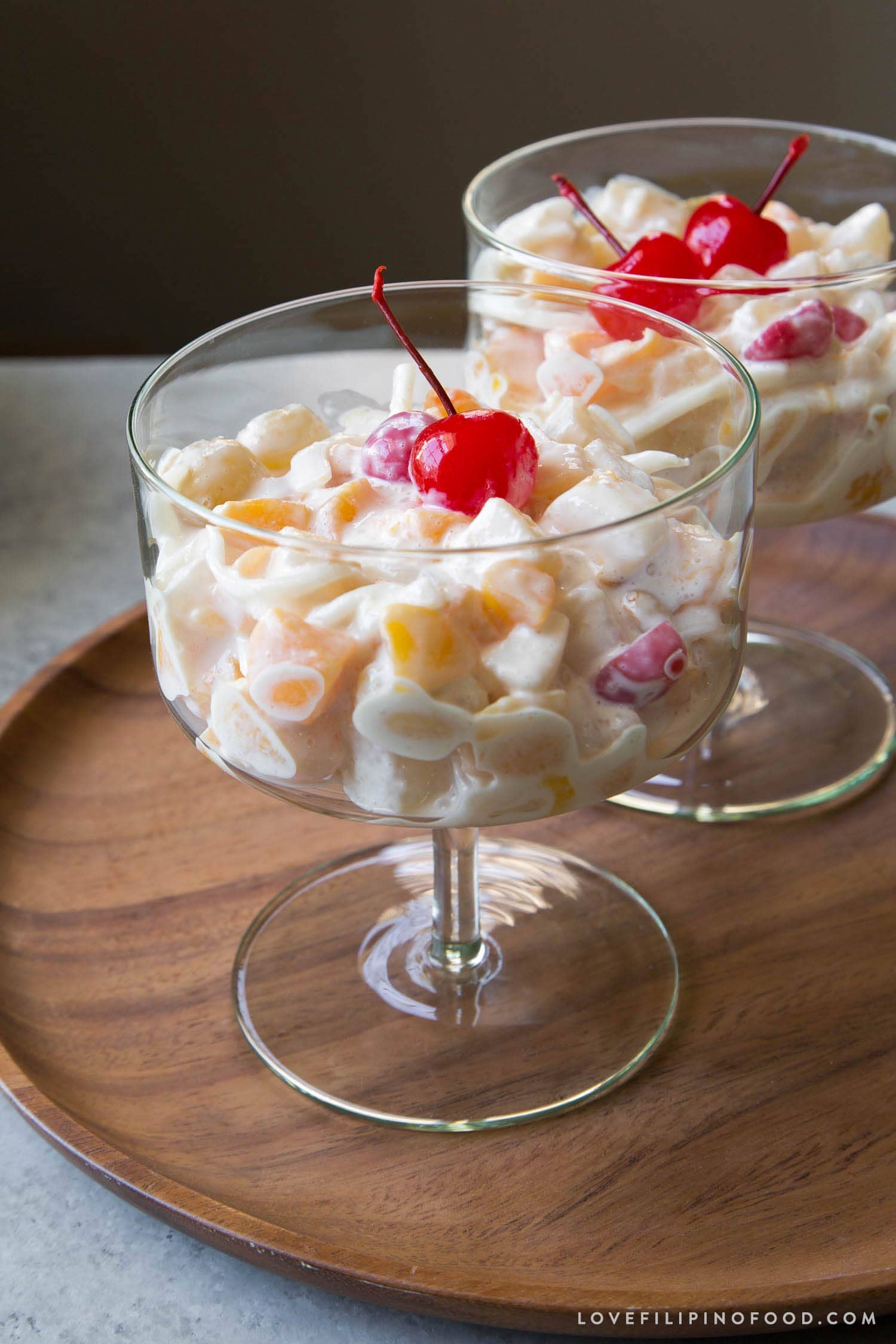 FRUIT SALAD WITH CONDENSED MILK