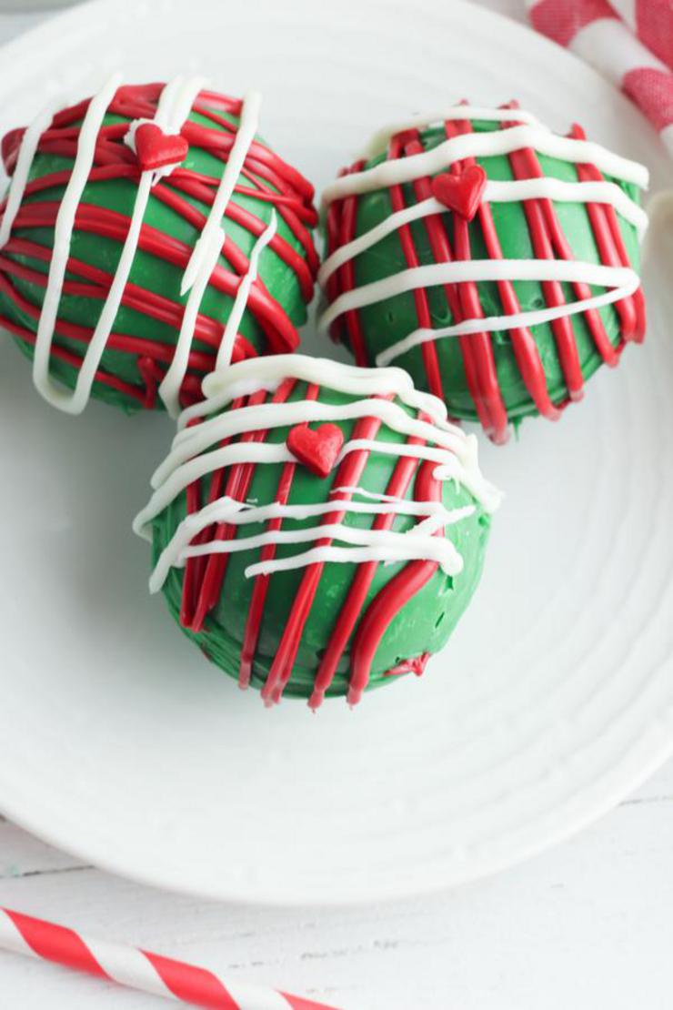 Grinch Hot Chocolate Bombs
