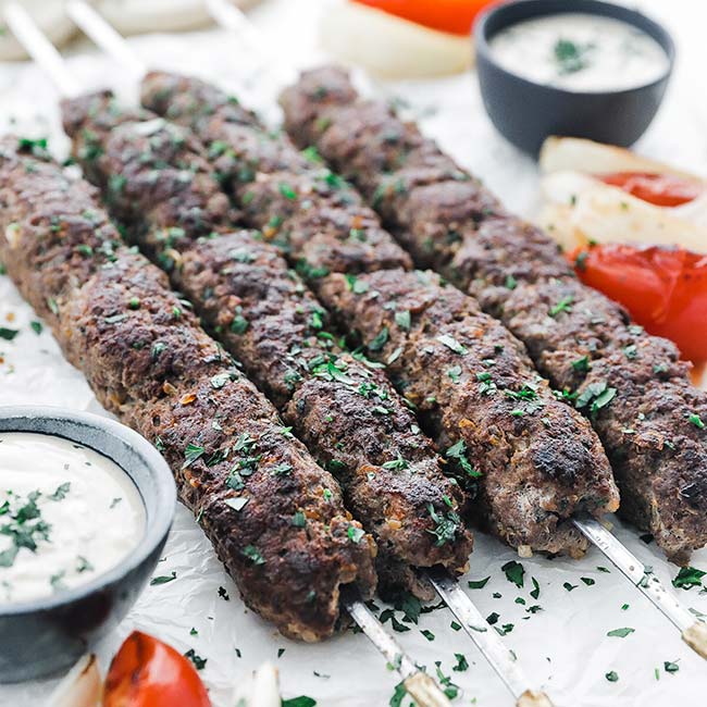 Middle Eastern Kofta Kebab Recipe