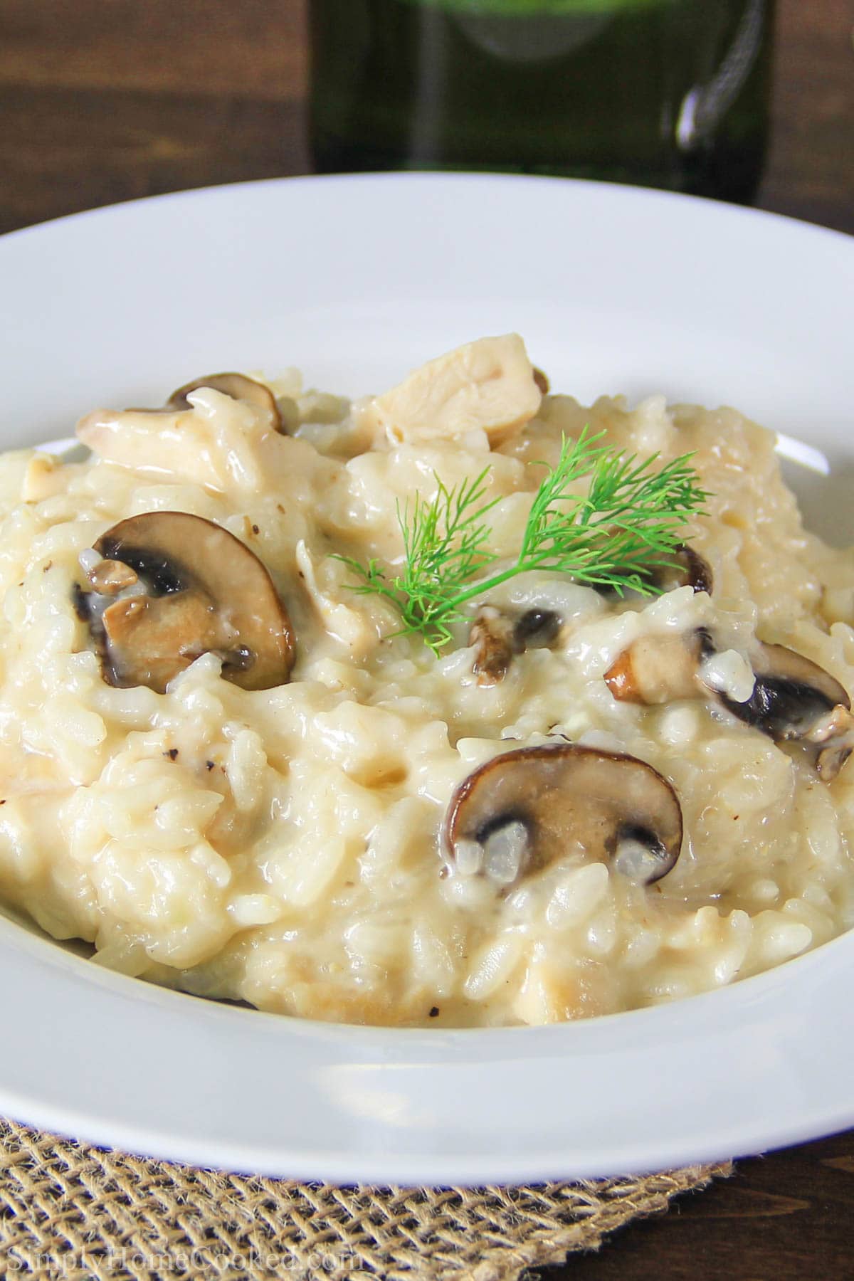 Easy Mushroom Risotto