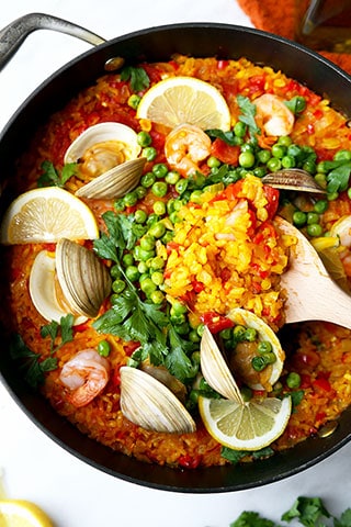 Easy Seafood Paella Recipe