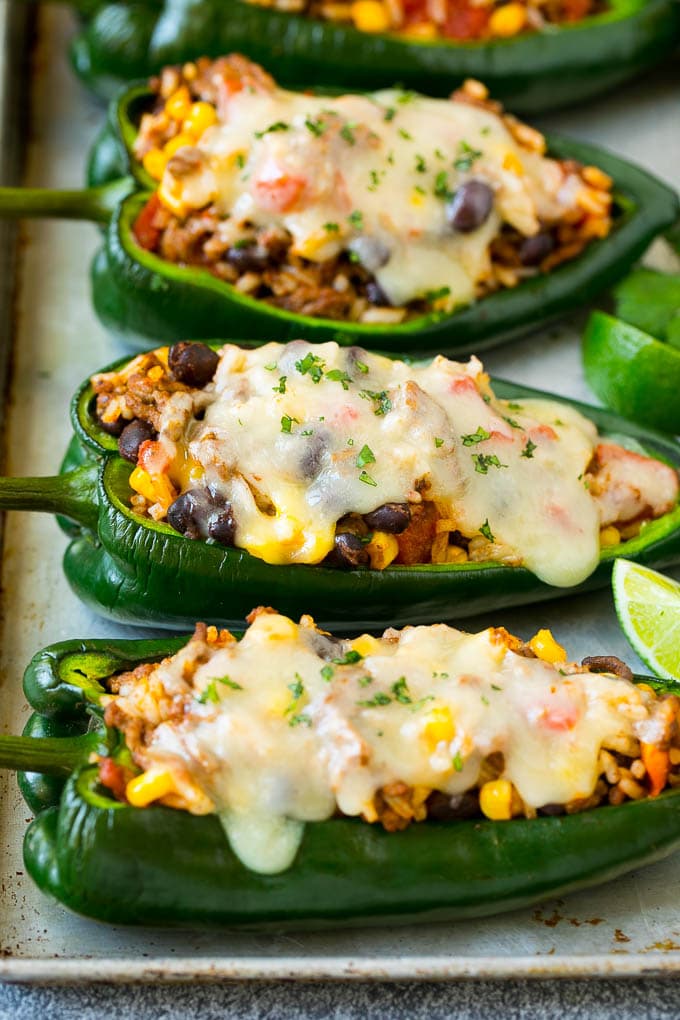 Stuffed Poblano Peppers